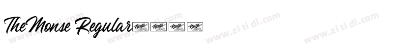 TheMonse Regular字体转换